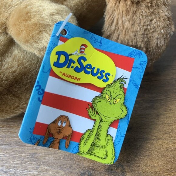 Aurora World Plush Dr. Seuss NEW MAX the Dog 5 " Stuffed Toy Beanbag NWT - Picture 2 of 6